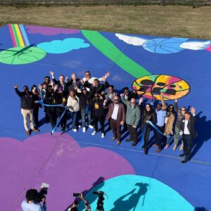 Powell Rec Center Basketball Mural